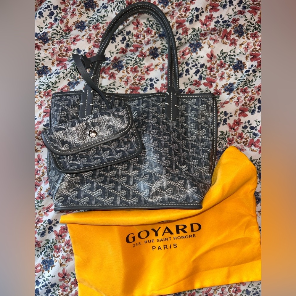 Mini Tote Bag in Gray